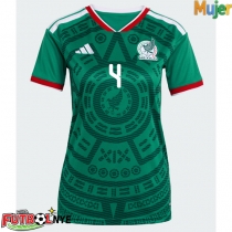 Camiseta México Edson Alvarez #4 Primera Equipación para mujer Mundial 2026 manga corta